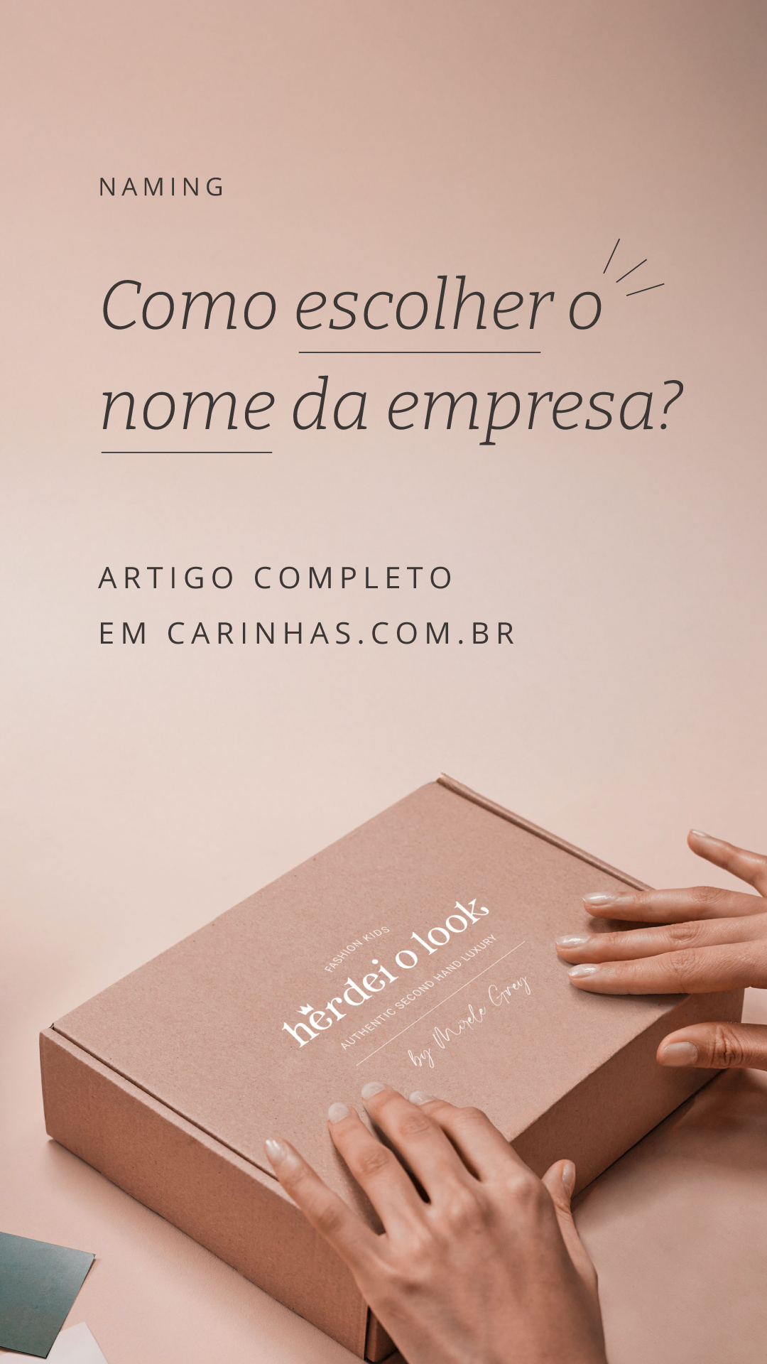 Naming: como escolher o nome ideal para sua empresa