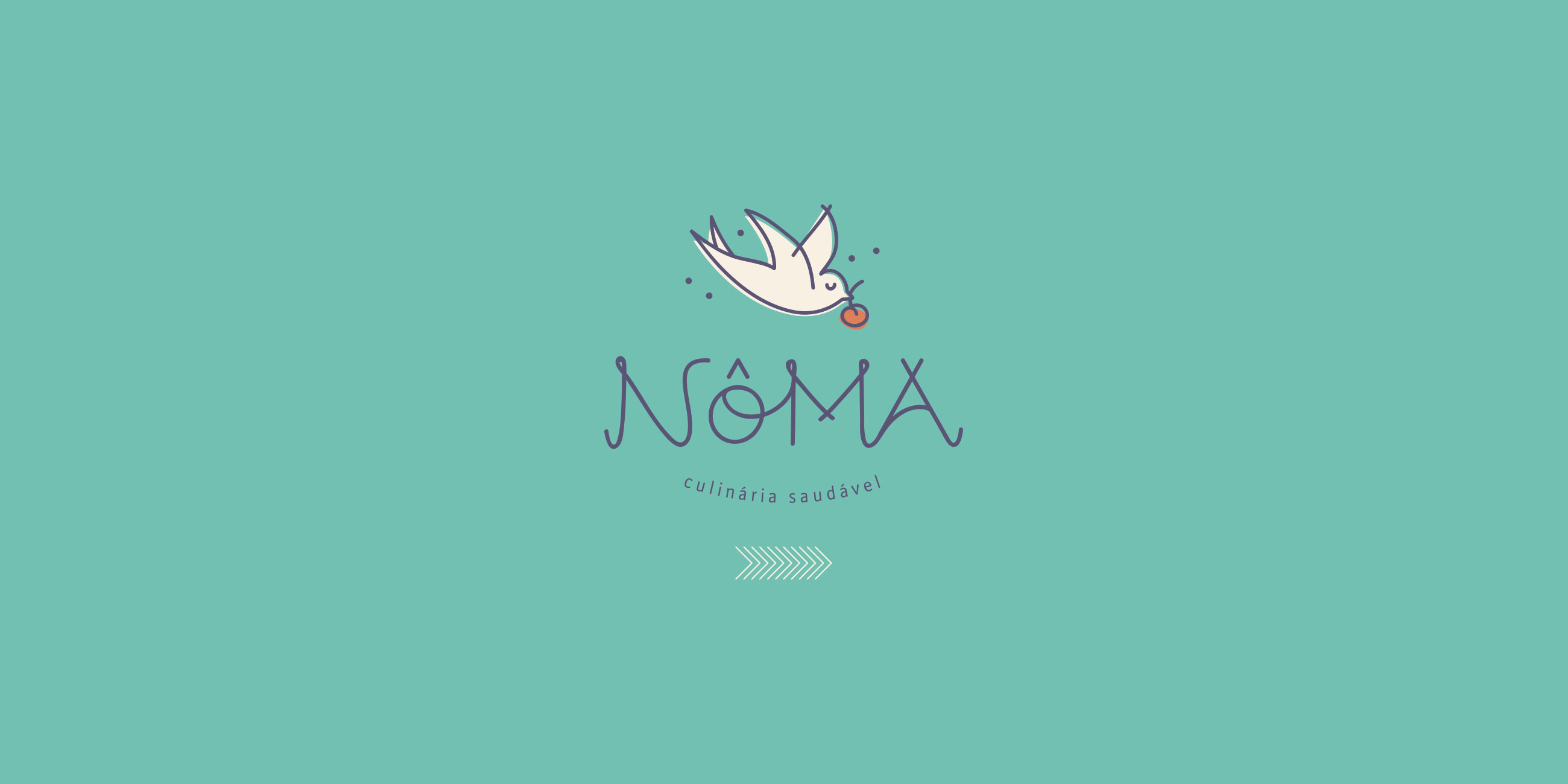 Branding e Marca para Nôma, culinária saudável