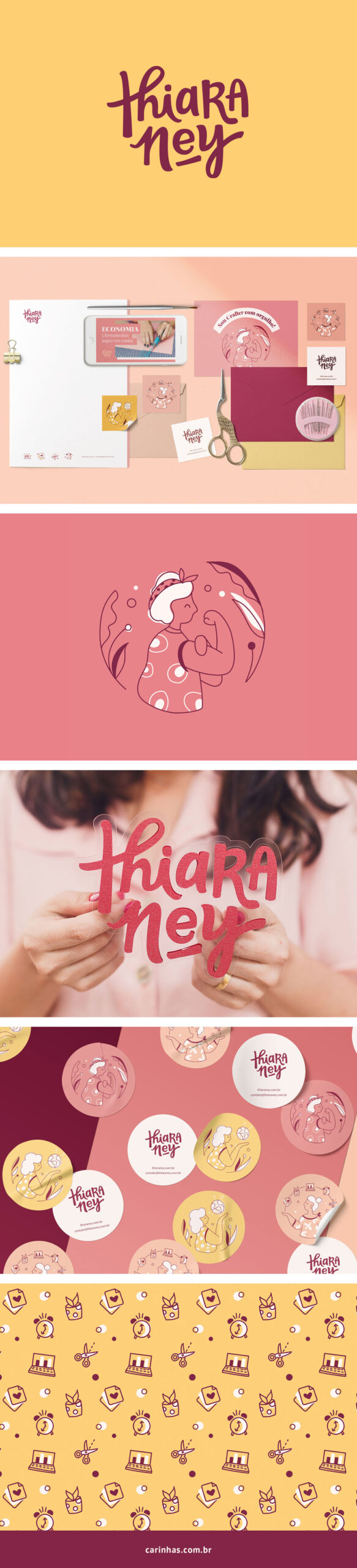 Thiara Ney - Projeto de Marca Apaixonante para cursos de gestão voltados para crafters