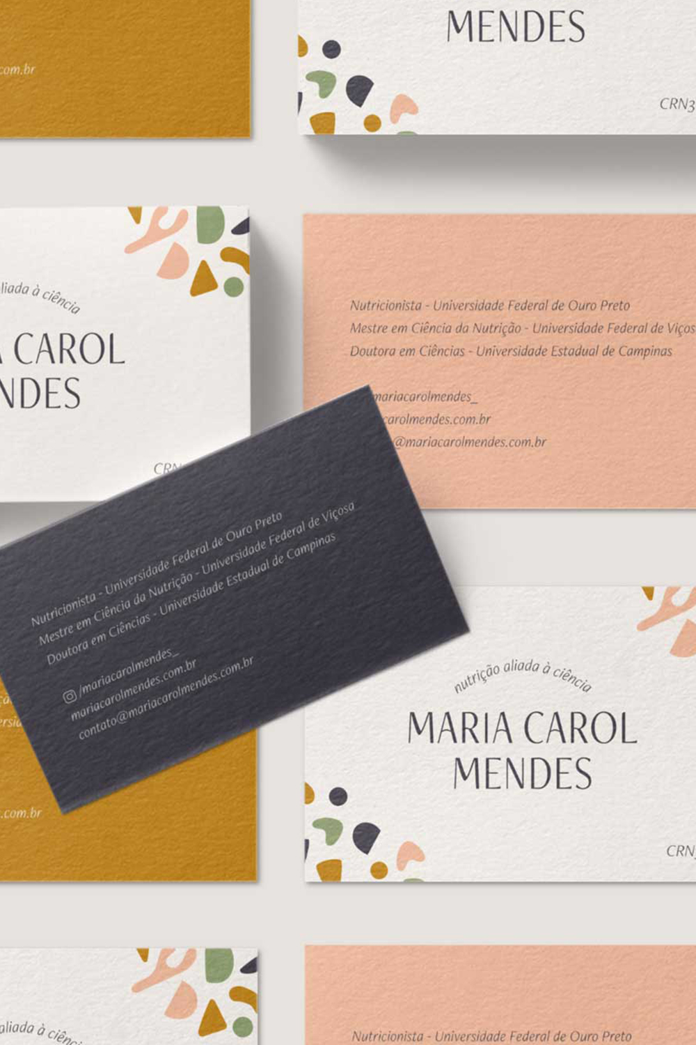 Maria Carol Mendes - Projeto de Marca Apaixonante para nutricionista